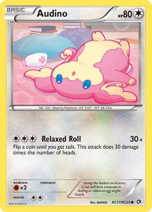 Audino RC17/RC25 [Legendary Treasures Radiant Collection]  - Holofoil