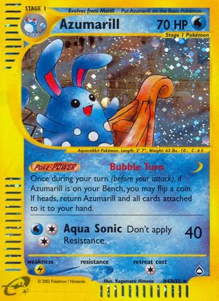Azumarill (H4) 0H4 [Aquapolis]  - Holofoil