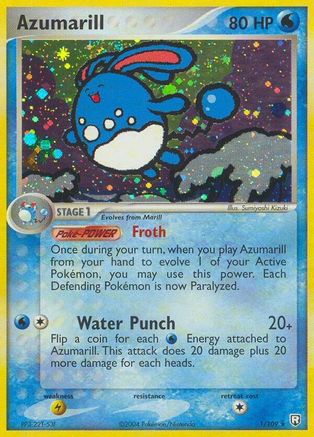 Azumarill 001 [Team Rocket Returns]  - Reverse Holofoil
