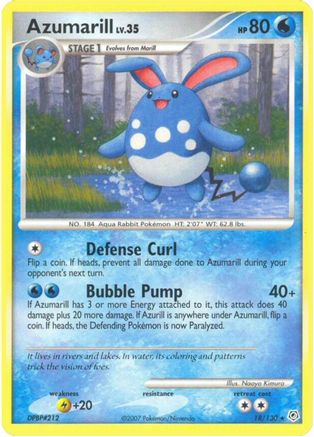 Azumarill 018 [Diamond and Pearl]  - Reverse Holofoil