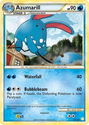 Azumarill 002 [HeartGold SoulSilver]  - Holofoil