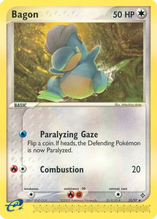 Bagon 023/097 [Dragon]  - Reverse Holofoil