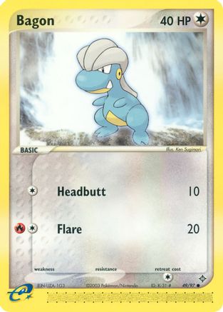 Bagon 049/97 [Dragon]  - Reverse Holofoil