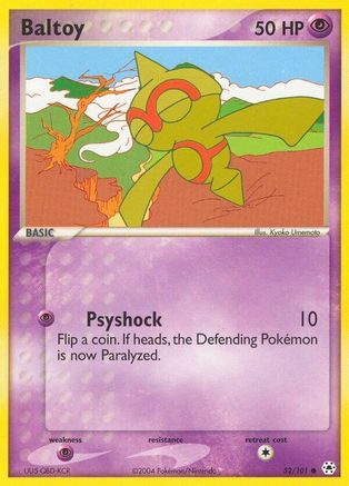 Baltoy 052/101 [Hidden Legends]  - Reverse Holofoil
