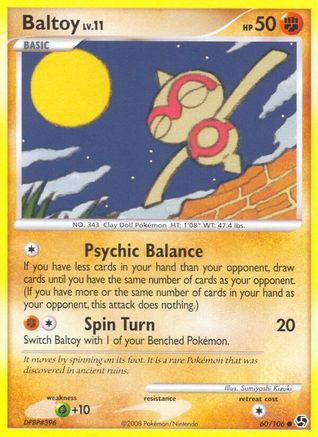 Baltoy 060/106 [Great Encounters]  - Reverse Holofoil