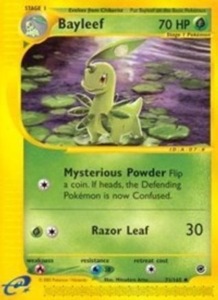 Bayleef 071/165 [Expedition]  - Reverse Holofoil
