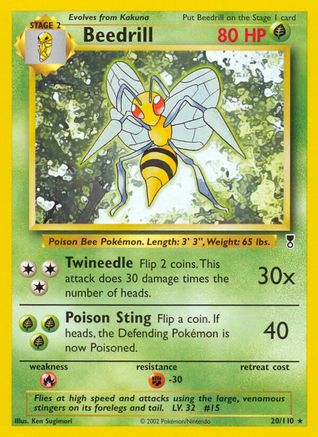 Beedrill 020 [Legendary Collection]  - Reverse Holofoil