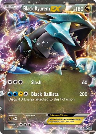 Black Kyurem EX 095/135 [Plasma Storm]  - Holofoil