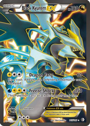 Black Kyurem EX (145 Full Art) 145 [Boundaries Crossed]  - Holofoil
