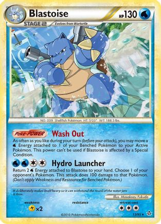 Blastoise 013 [Unleashed]  - Reverse Holofoil