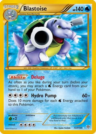 Blastoise 137 [Plasma Storm]  - Holofoil