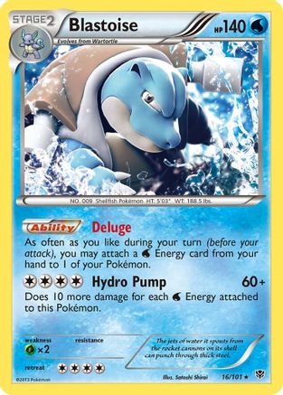 Blastoise 016/101 [Plasma Blast]  - Reverse Holofoil