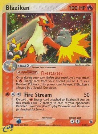 Blaziken 003/109 [Ruby and Sapphire]  - Holofoil