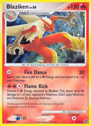 Blaziken 001 [Great Encounters]  - Reverse Holofoil