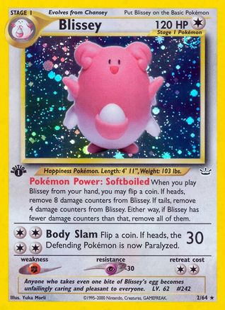 Blissey 002/64 [Neo Revelation]  - 1st Edition Holofoil