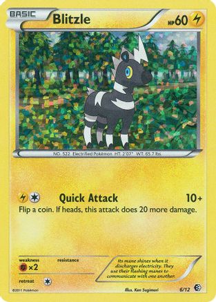Blitzle 006/12 [McDonalds Promos 2011]  - Holofoil
