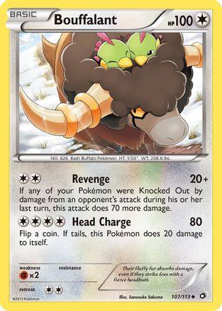 Bouffalant 107/113 [Legendary Treasures]  - Reverse Holofoil