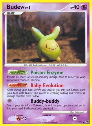 Budew 033/100 [Stormfront]  - Reverse Holofoil