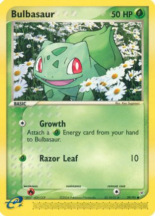 Bulbasaur 039/95 [Team Magma vs Team Aqua]  - Reverse Holofoil
