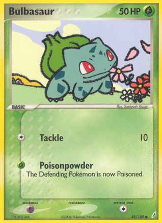 Bulbasaur 045/100 [Crystal Guardians]  - Reverse Holofoil