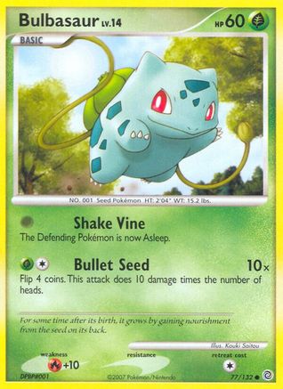 Bulbasaur 077/132 [Secret Wonders]  - Reverse Holofoil