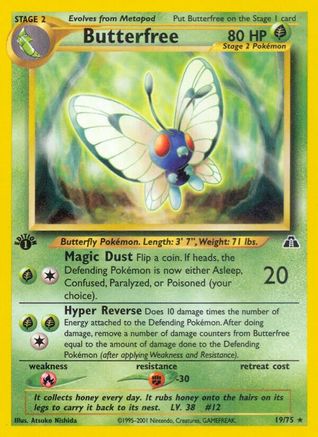 Butterfree 019/75 [Neo Discovery]  - 1st Edition