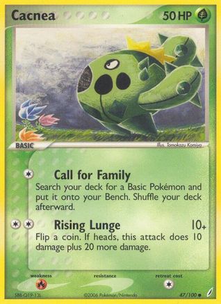 Cacnea 047/100 [Crystal Guardians]  - Reverse Holofoil