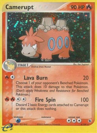 Camerupt 004 [Ruby and Sapphire]  - Holofoil
