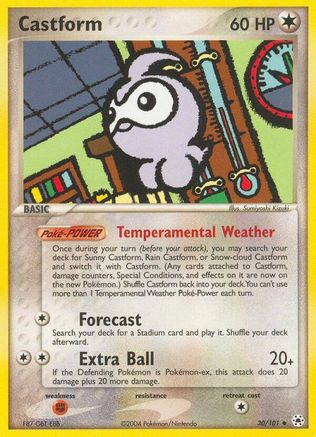 Castform 030 [Hidden Legends]  - Reverse Holofoil