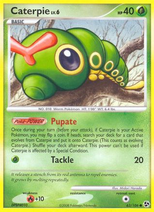 Caterpie 063/106 [Great Encounters]  - Reverse Holofoil