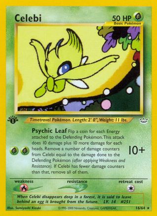 Celebi (16) 016/64 [Neo Revelation]  - 1st Edition