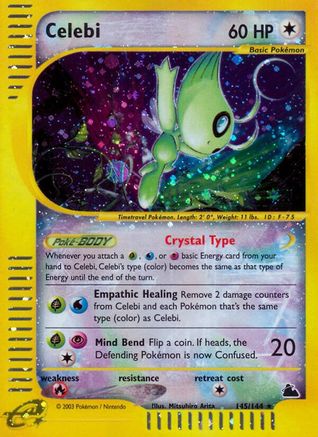 Celebi 145 [Skyridge]  - Reverse Holofoil