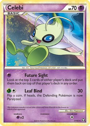 Celebi 003/102 [Triumphant]  - Holofoil
