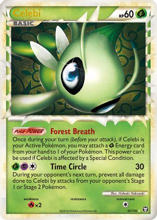 Celebi (Prime) 092/102 [Triumphant]  - Holofoil