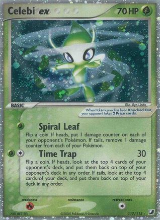 Celebi ex 117 [Unseen Forces]  - Holofoil