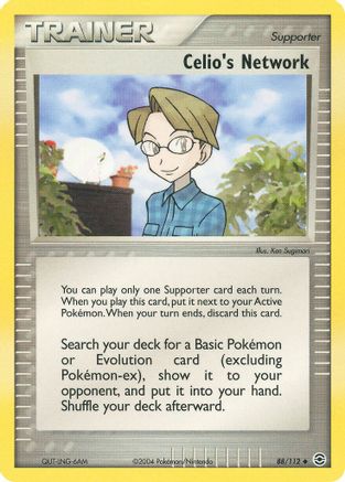 Celio's Network 088/112 [FireRed & LeafGreen]  - Reverse Holofoil