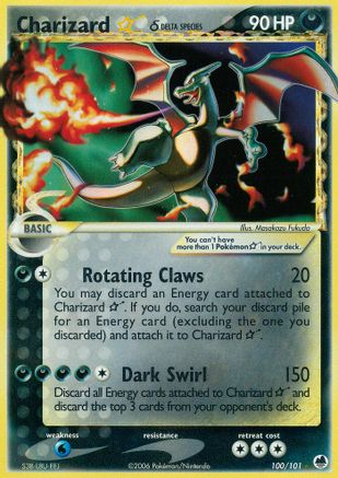 Charizard Star (Delta Species) 100 [Dragon Frontiers]  - Holofoil