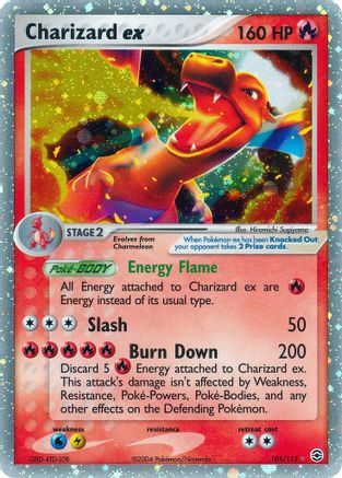 Charizard ex 105 [FireRed & LeafGreen]  - Holofoil