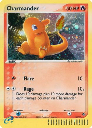 Charmander 098 [Dragon]  - Holofoil