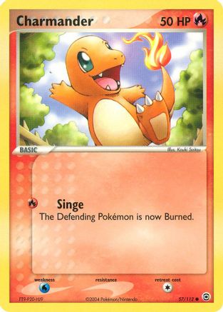 Charmander 057/112 [FireRed & LeafGreen]  - Reverse Holofoil