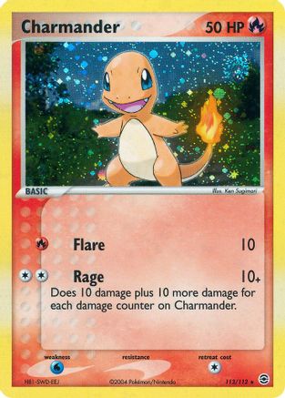 Charmander 113/112 [FireRed & LeafGreen]  - Holofoil