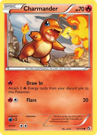 Charmander 017/113 [Legendary Treasures]