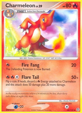Charmeleon 046/132 [Secret Wonders]  - Reverse Holofoil