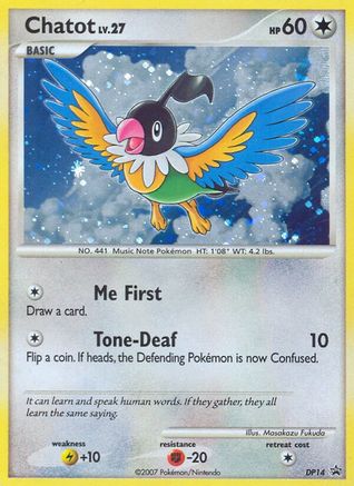 Chatot DP14 [Diamond and Pearl Promos]  - Holofoil