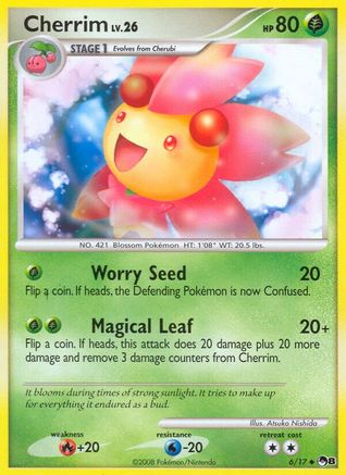 Cherrim 006 [POP Series 8]  - Reverse Holofoil
