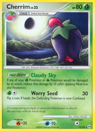Cherrim 015 [Arceus]  - Reverse Holofoil