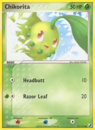 Chikorita 051/115 [Unseen Forces]