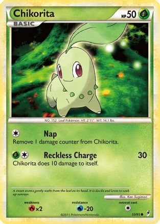 Chikorita 053/95 [Call of Legends]  - Reverse Holofoil