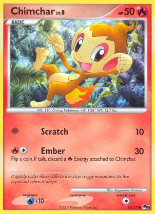 Chimchar 014 [POP Series 6]  - Holofoil