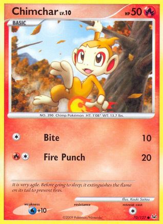 Chimchar 070/127 [Platinum]  - Reverse Holofoil
